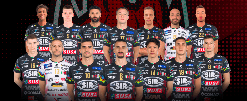 Sir Susa Vim PG pronta per la prossima stagione. Ecco il roster completo