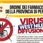 Una caso di West Nile Virus a Perugia, è una farmacista dell’Usl Umbria 1