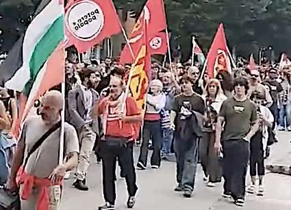 Perugia e Terni in piazza contro la guerra: studenti, cittadini e lavoratori uniti per la Palestina [video]