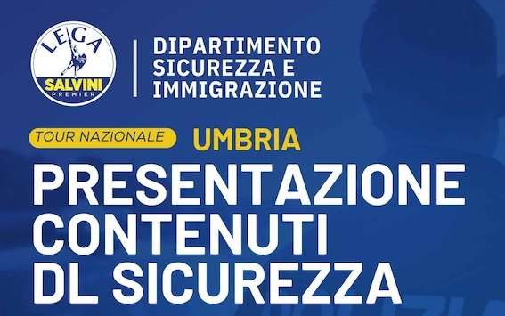 “La sicurezza al centro: il 4 settembre a Perugia la presentazione dei contenuti del DL Sicurezza” “La sicurezza al centro: il 4 settembre a Perugia la presentazione dei contenuti del DL Sicurezza”