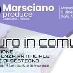 “Futuro in comune”, a Marsciano un convegno su innovazione, intelligenza artificiale e misure di sostegno per territorio e imprese