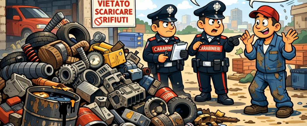 I rifiuti vanno gestiti in modo conforme, ma c’è chi non lo fa